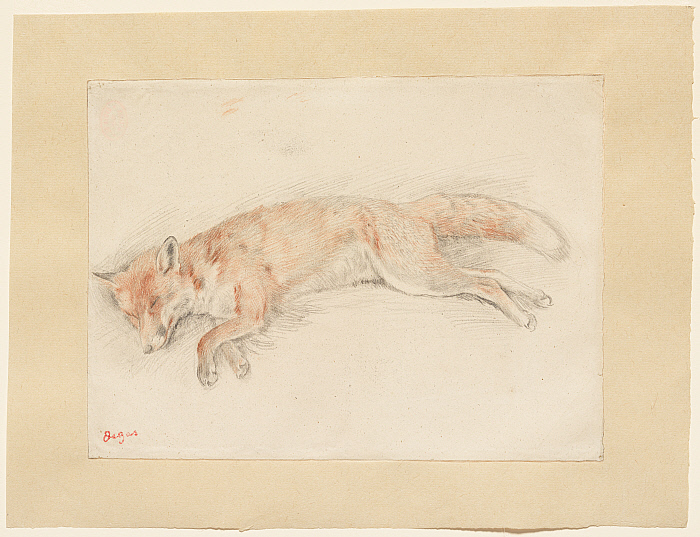 Study for "Dead Fox in the Forest" Slider Image 3